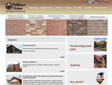 Tablet Screenshot of feldhaus.lt